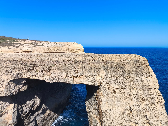 Skalní okno Wied il-Mielaħ na Gozo